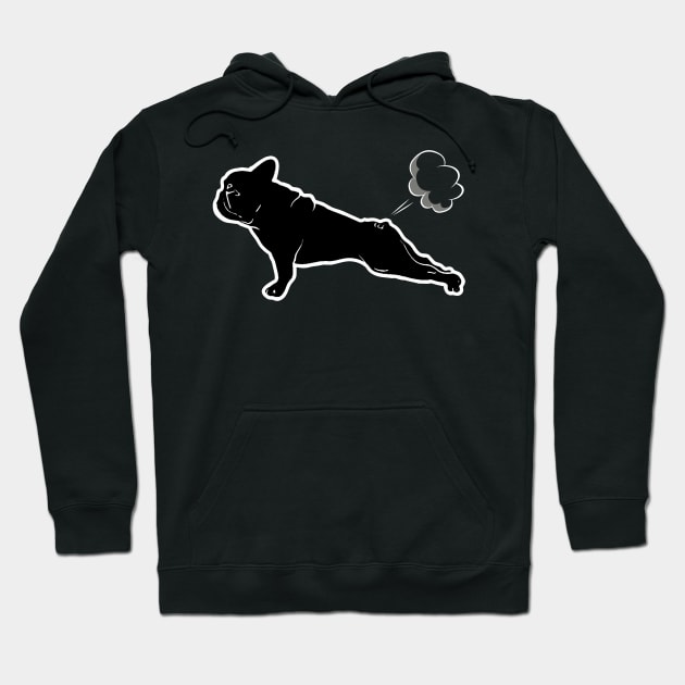 French bulldog yoga pose Hoodie by Collagedream